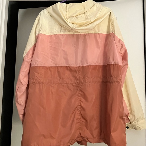 Torrid Nylon Color Block Rain Jacket - Picture 15 of 15